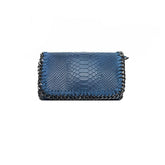 Lilia - Borsa Pochette a Tracolla in Pelle Stampa Pitone